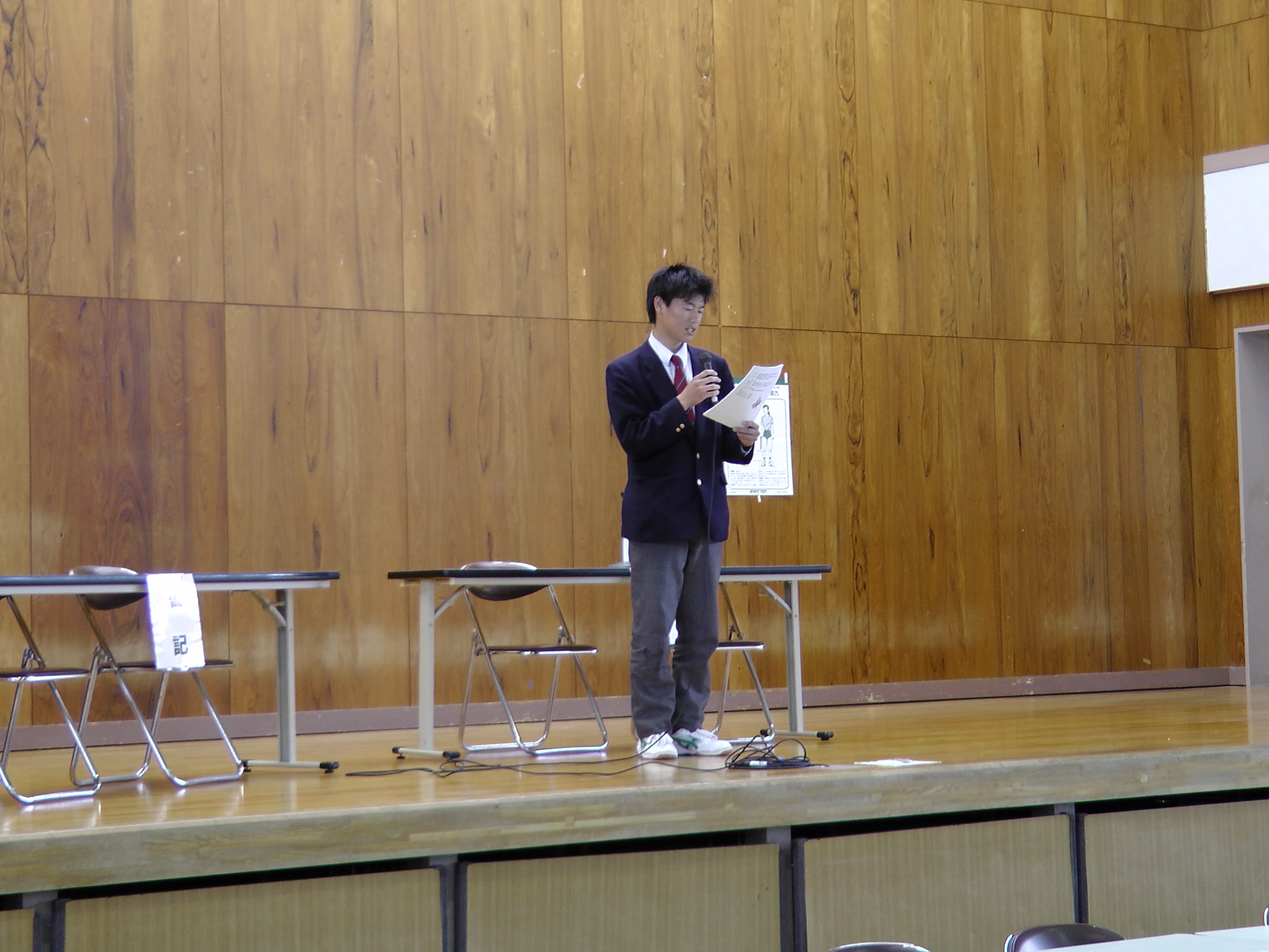 農業クラブ会長あいさつ
